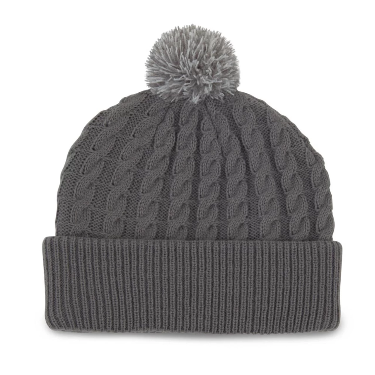 Titleist Cable Knit Pom Pom Beanie 7 Titleist Cable Knit Pom Pom Beanie - Image 5