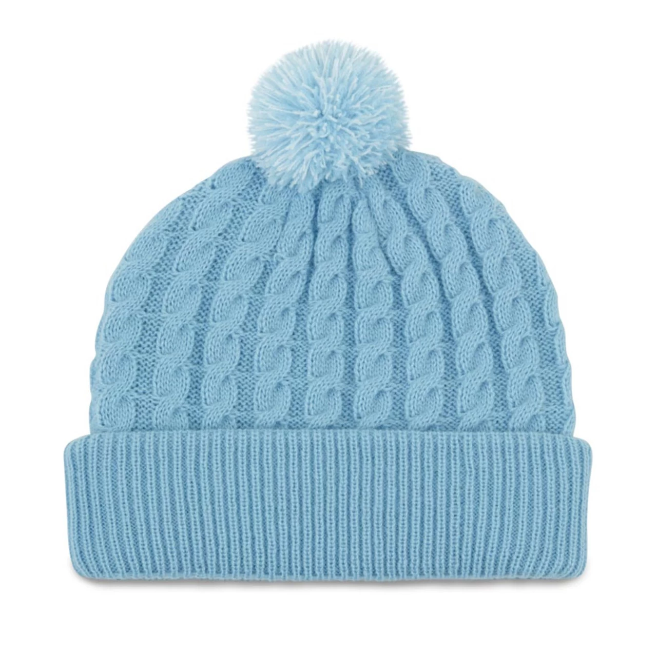 Titleist Cable Knit Pom Pom Beanie 10 Titleist Cable Knit Pom Pom Beanie - Image 8