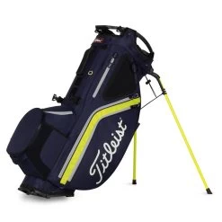 Titleist Hybrid 14 Stand Bag -Golf Club titleist hybrid 14 stand bag navy citron grey 01 60526.1675438681