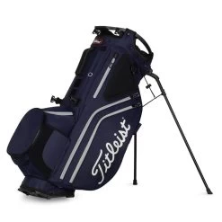 Titleist Hybrid 14 Stand Bag -Golf Club titleist hybrid 14 stand bag navy grey 01 74551.1675438682