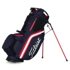 Titleist Hybrid 14 Stand Bag -Golf Club titleist hybrid 14 stand bag navy white red 01 14235.1675438682