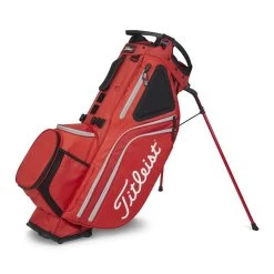 Titleist Hybrid 14 Stand Bag -Golf Club titleist hybrid 14 stand bag red dark red gray 01 12166.1675438679