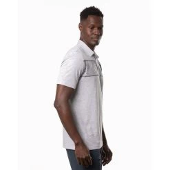 Make Camp Polo -Golf Club travis mathew make camp polo heather light grey 02 67914.1676598295