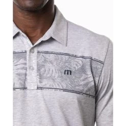 Make Camp Polo -Golf Club travis mathew make camp polo heather light grey 04 64796.1676585470
