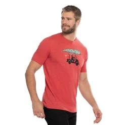 Midnight Ride Tee -Golf Club travis mathew midnight ride tee heather red 02 37661.1671652381