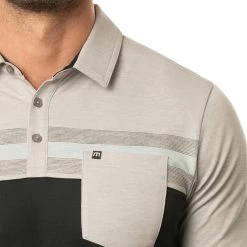 Salad Days Polo -Golf Club travis mathew salad days polo heather light grey 02 79701.1676590723