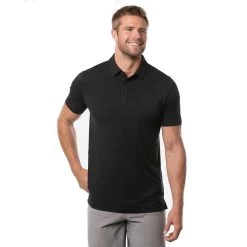 The Heater Polo -Golf Club travis mathew the heater polo black 01 79410.1676592811