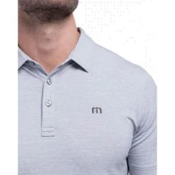 The Heater Polo -Golf Club travis mathew the heater polo heather microchip 04 08229.1676578124