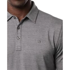 The Heater Polo -Golf Club travis mathew the heater polo sleet quiet shade 04 55400.1676588295