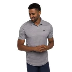 What A Legend Polo -Golf Club travis mathew what a legend polo heather menium grey 01 71571.1678483980